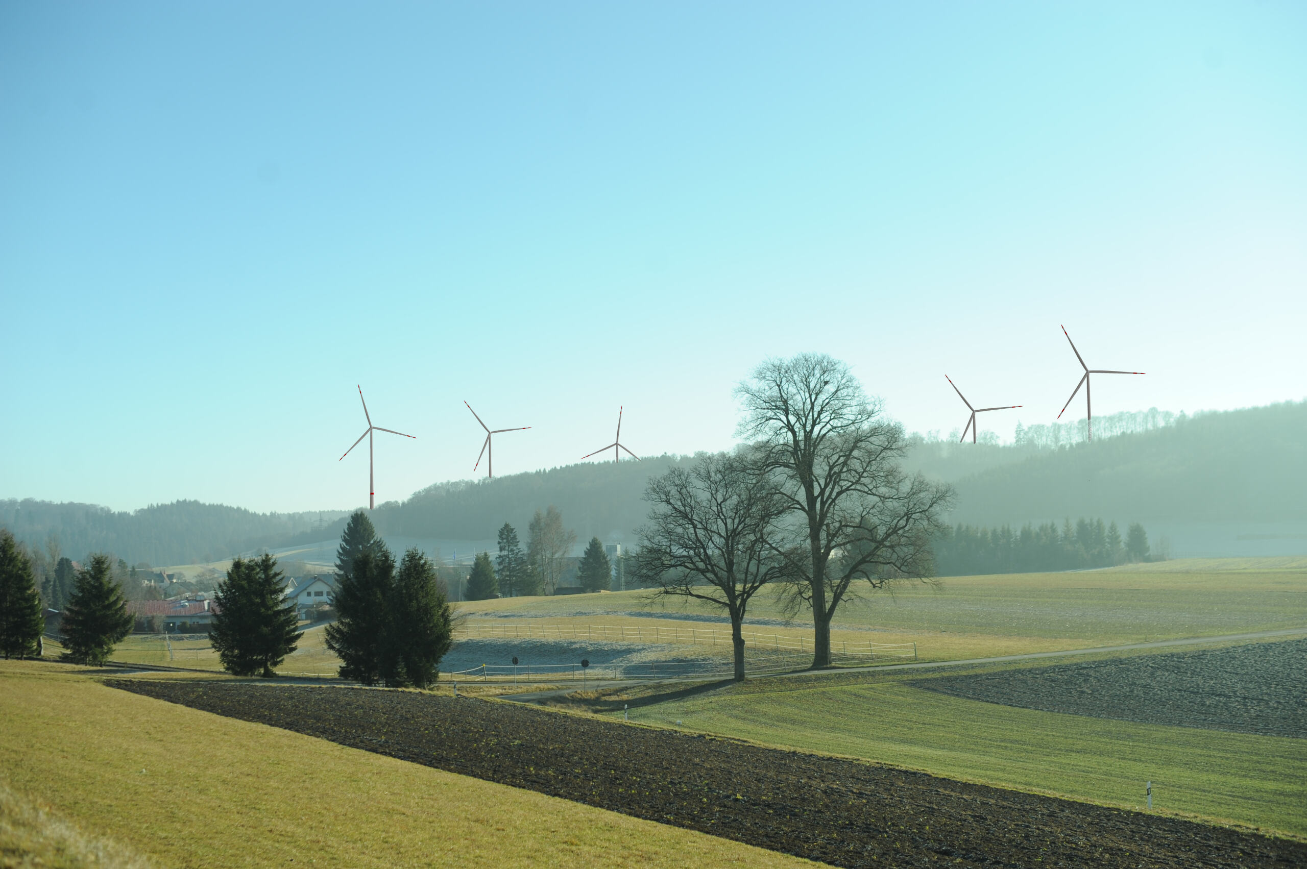 Germany Wind Park Photo Montage